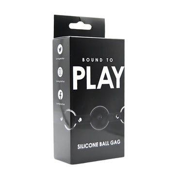 Adjustable Bound to Play Silicone Ball Gag made with body-safe materials, ensuring a luxurious and enjoyable experience.